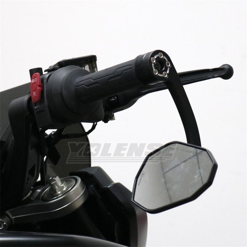 Fit For Yamaha MT-07 MT-09 Motorcycle 7/8" 22mm Rearview Mirror Universal Handle Bar End Mirror