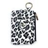 PU Leather Slim Mini Coin Pocket Waterproof Multi-function Leopard Print Wallet Portable Wear-resistant Credit Cards Holder