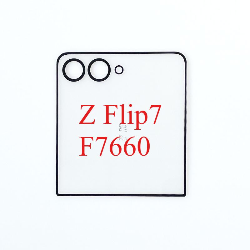 Back Cover Rear Glass With OCA For Samsung Galaxy Z Flip 5 F7310 Z Flip 6 F7410 Z Flip7 F7660 Phone Repair