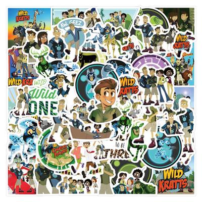 55 Nálepiek Wild Kratts Graffiti Ozdobte Zápisník Kufor Mobilné Nálepky