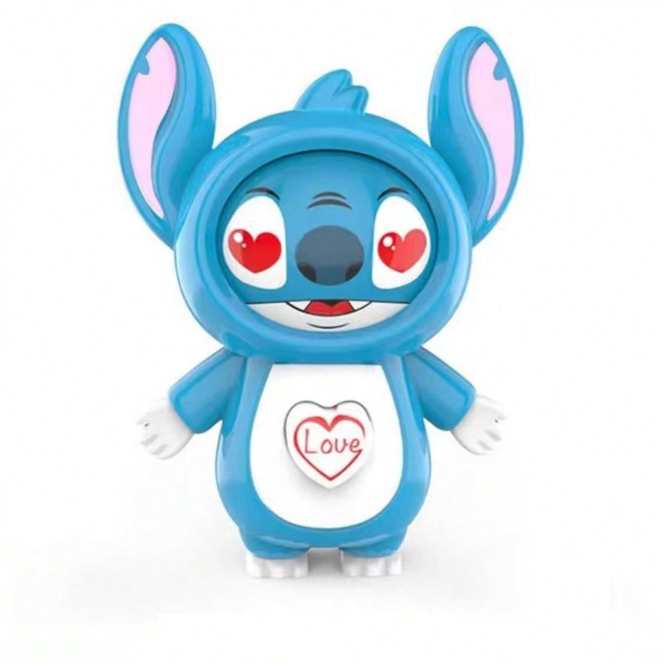 

MINISO Анимация Мультфильм Креативный Кулон-Игрушка с Меняющимся Лицом Милый Лило и Стич Игрушка-Выражение Кукла синий