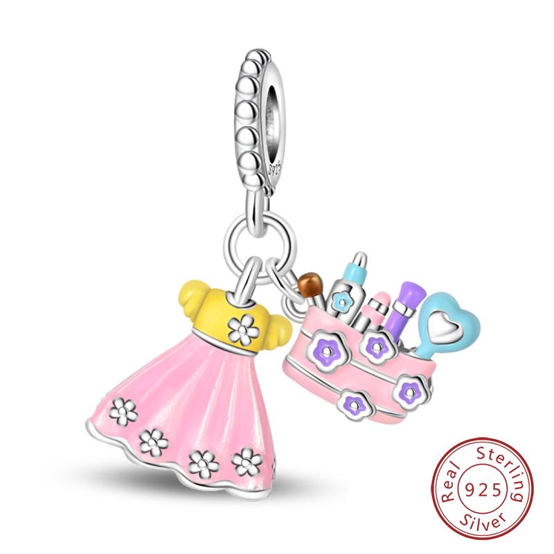 New Summer Day Copper Seaside Sailboat Coconut Tree Sunglasses Camera Charms Beads Fit Diy Copper Bracelets Jewelry