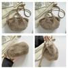 Women's New Plush Handbag Messenger Bag