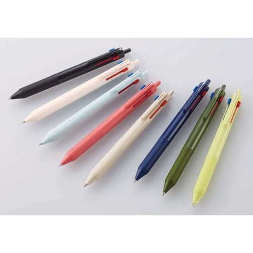 Mitsubishi Pencil 3 Color Ballpoint Pen Jet Stream 0.5 White Light Pink Easy to Write SXE350705W.51