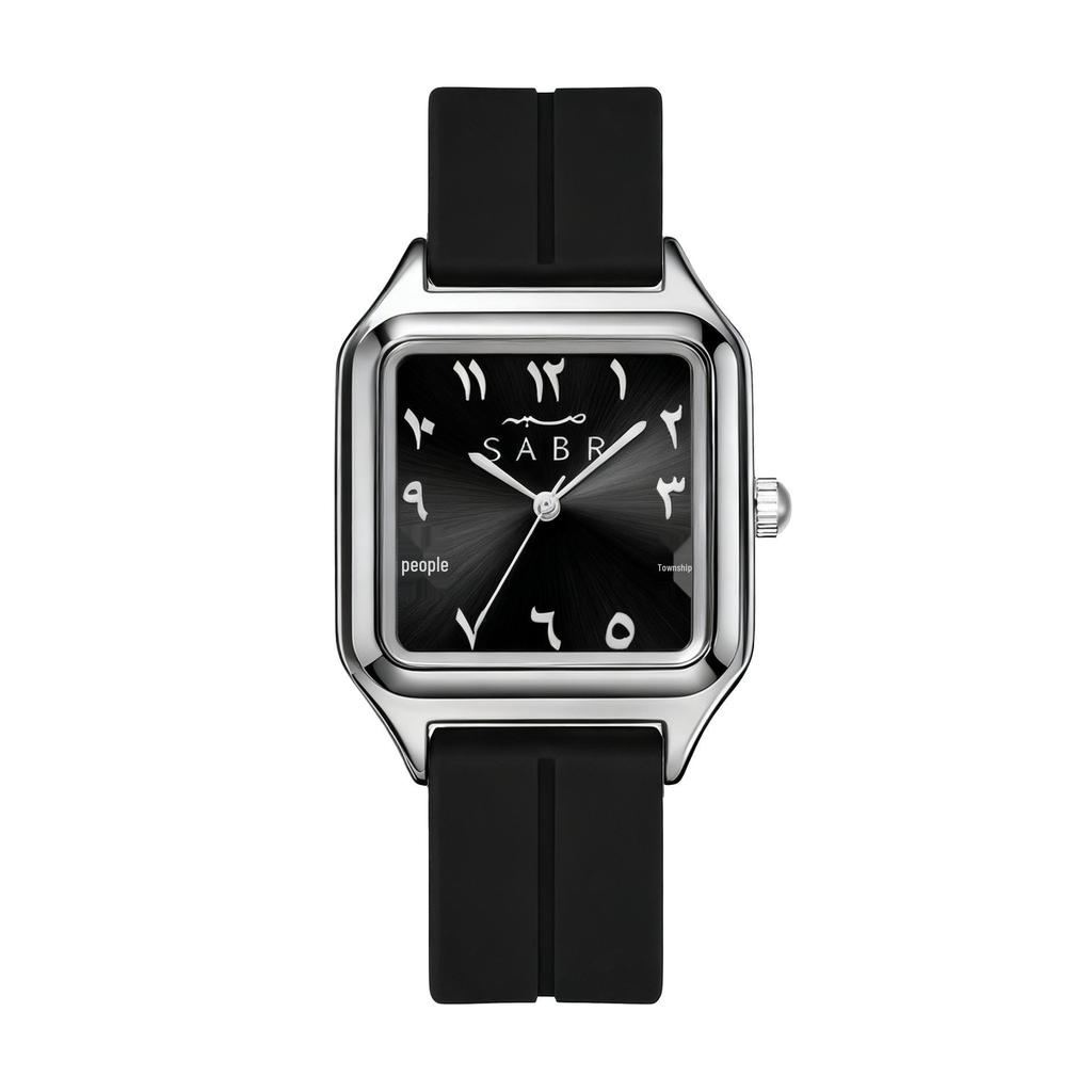 Roman Scale Square Waterproof Quartz Watch - Unisex Large Dial