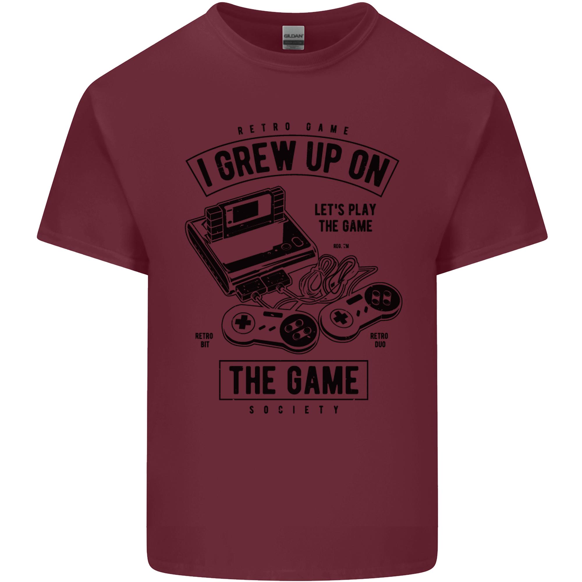 I Grew up on the Gamer Funny Gaming Unisexs Light Cotton TShirt S