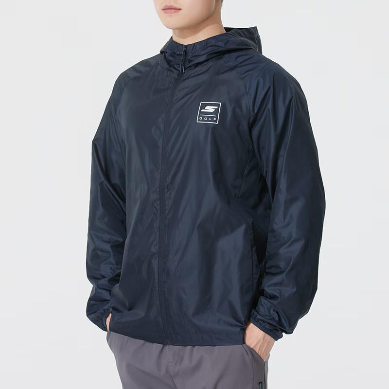 Skechers Fashionable Comfortable Versatile Hooded Jacket Men Jackets Dark-Blue P225M276-0515