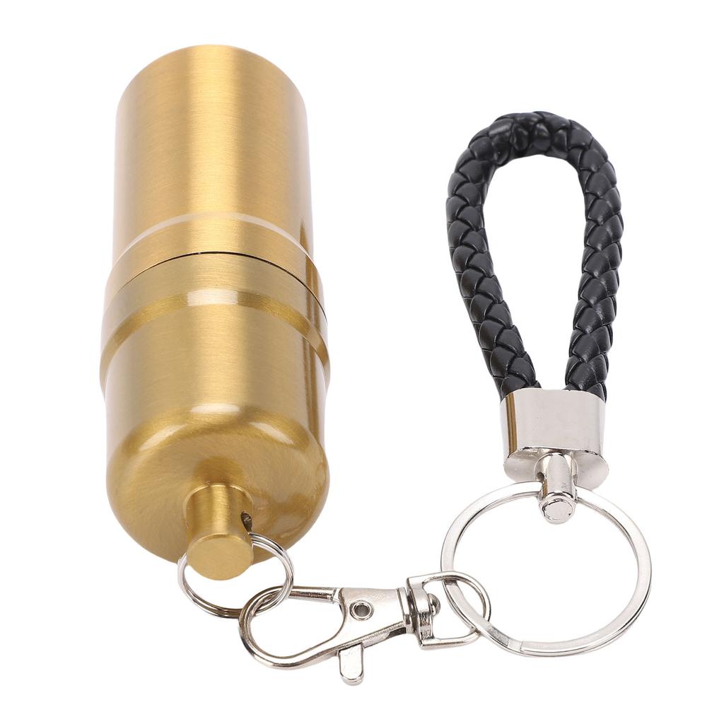 Portable Metal Storage Jar Aluminum Alloy Airtight Container Multipurpose Water Proof Small Bottle for Outdoor Camping Travel