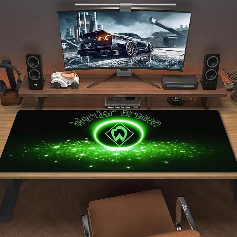 Werder Bremen Mouse Pad Large Gaming Table Cushion Nonslip Laptop Tablet Big Mousepad Xxl Mat Mini Pc Playmat With Lock Edge