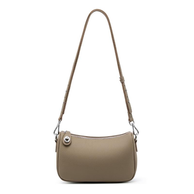 Women'S Bag Leather Women'S Bag Soft Cowhide Swinger Fashion Shoulder Messenger Bag Mahjong Armpit Bag