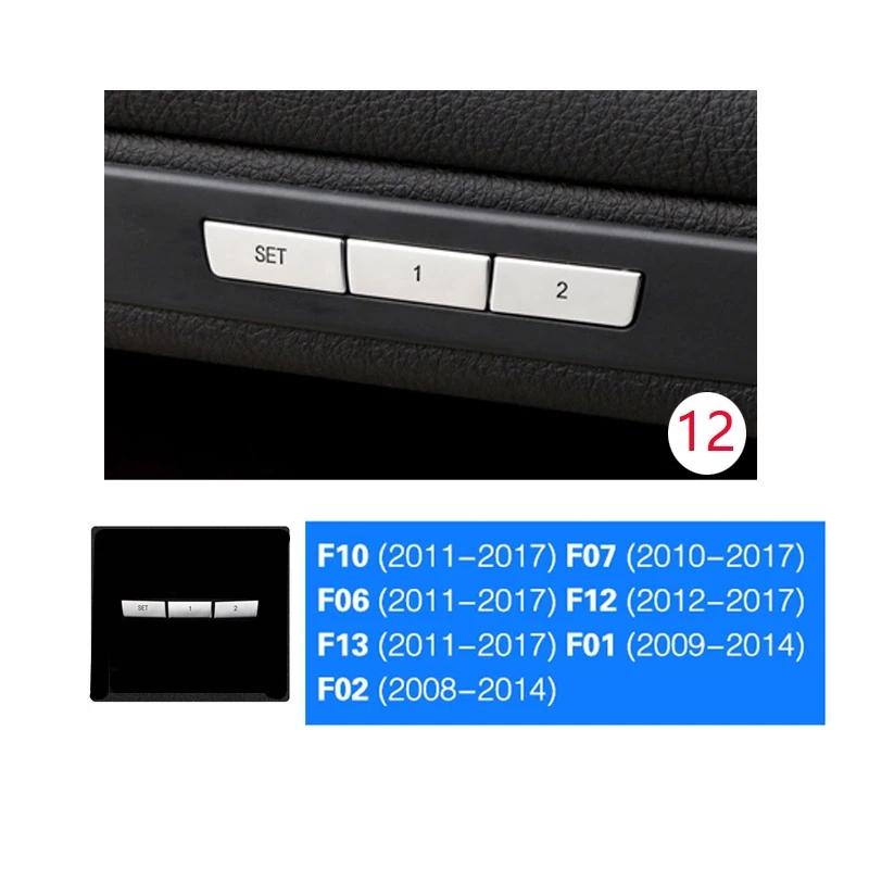 For BMW 5 6 7 Series 5GT F10 F11 F06 F07 F12 F01 F02 Heater Climate Air Conditioning Control Panel Button Cover Automotive Parts
