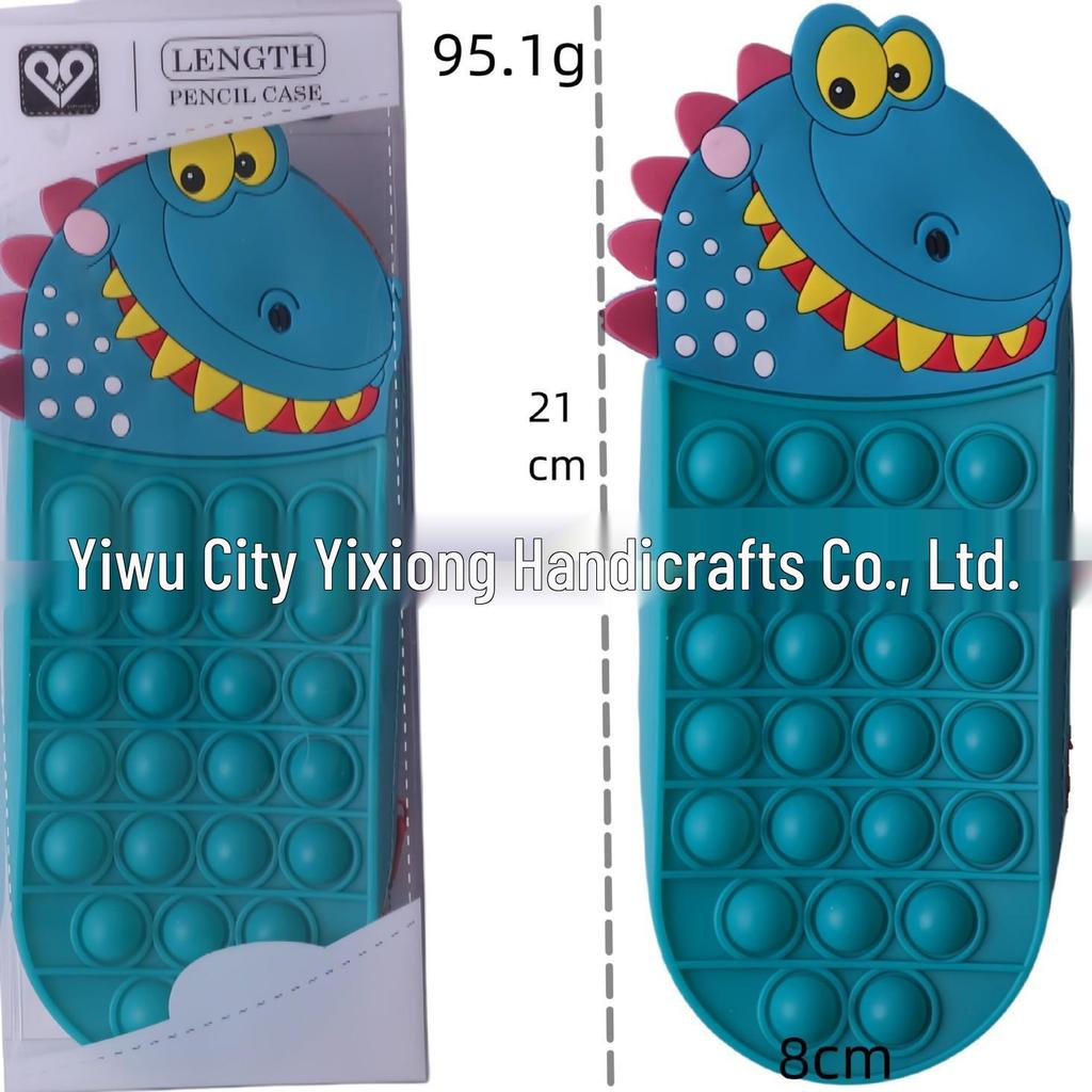Creative Large Capacity Waterproof Silicone Pencil Case and Stationery Organizer