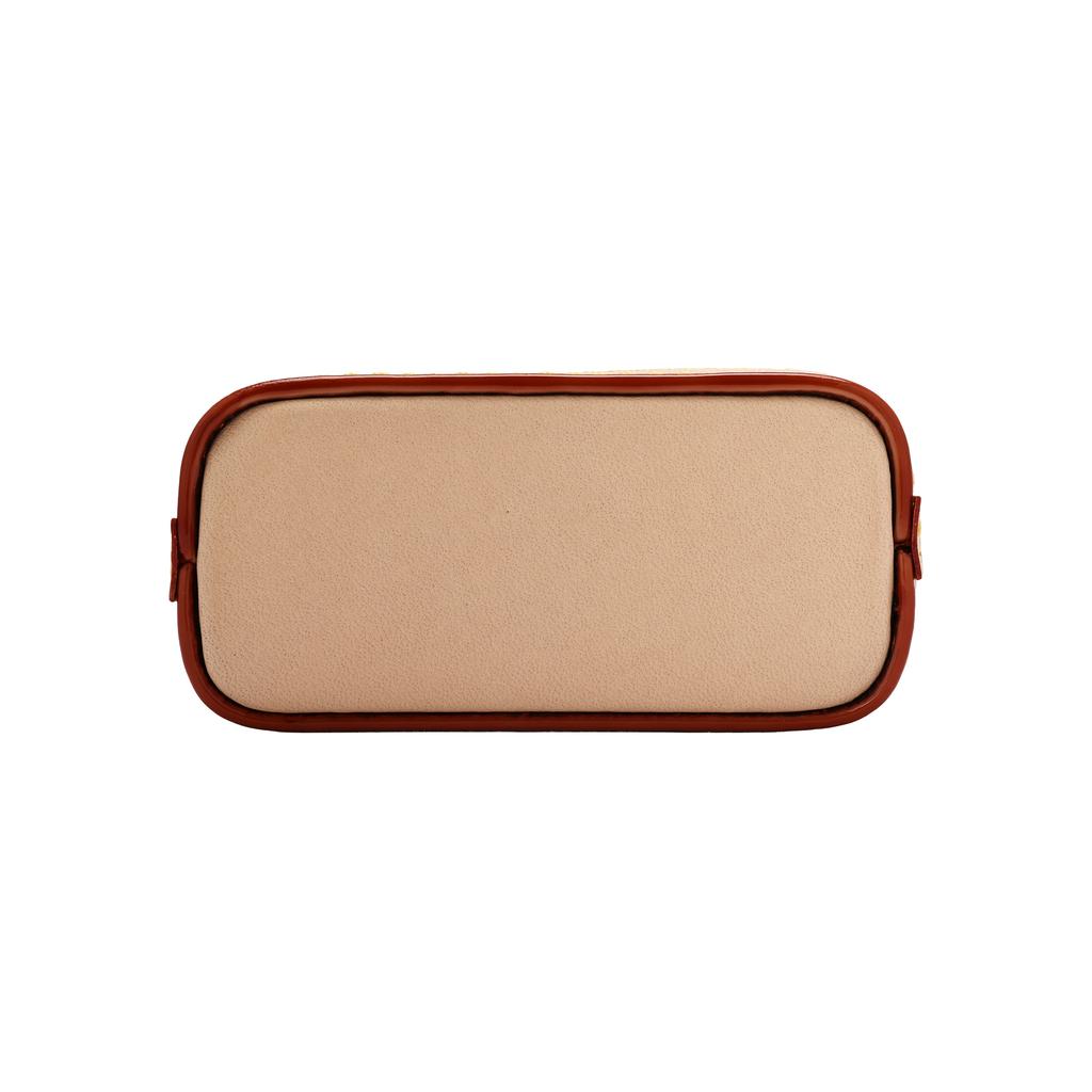 Louis Vuitton Portafoglio Mini Donna Micro Alma Denim Tela Tela Monogramma Classico Pelle Rosa M02763