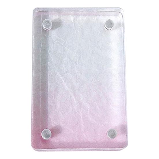 Card Brick Thickened Magnetic Suction Place Photos Gradient Colors Oblong Shape DIY Pictures Transparent See-through Photo Ornament Students Gift