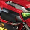 Pair Black Motorcycle Front Fairing Winglet Aerodynamic Wing Side Spoiler Cover