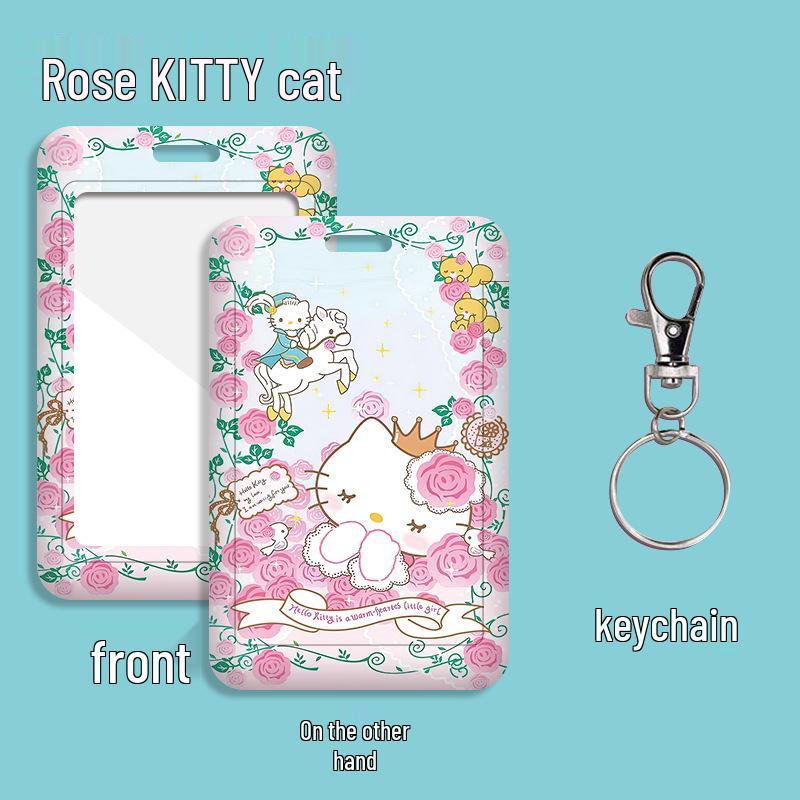 Sanrio Cartoon Student ID Card Holder - Cute Campus, Work, Bus, Subway, Meal Card Case