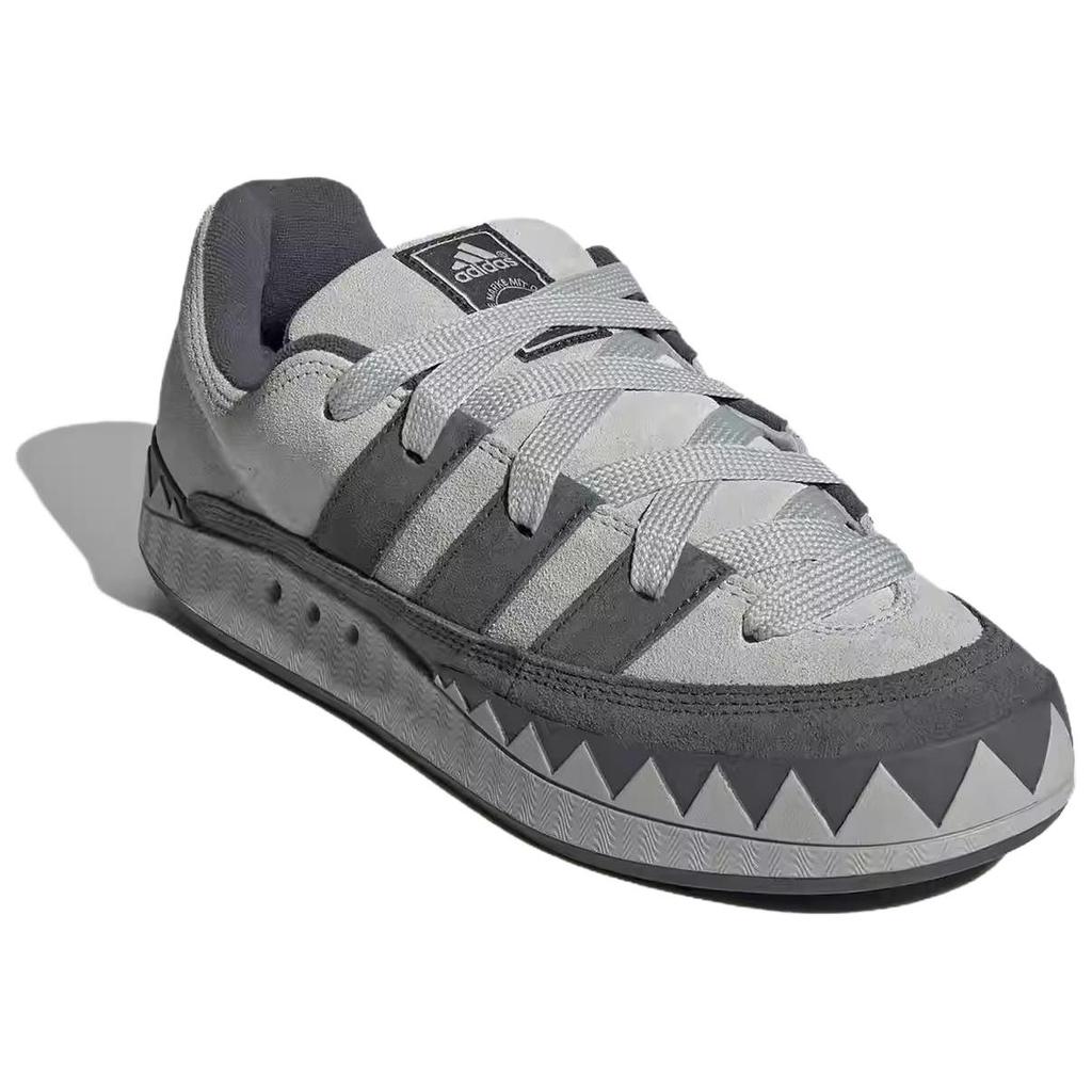 adidas ADIMATIC Low Top Skateboard Shoes Unisex Gray Sneakers KI8885