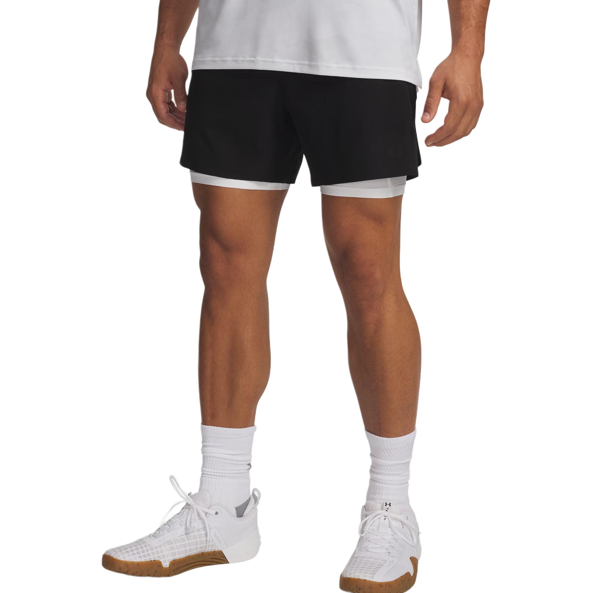Under Armour UA Banish Elite Solid Straight Leg Athletic Shorts Men shorts 6009868-008 XL