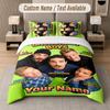 Custom Bedding Set Backstreet Boys Pattern, Print Name Text 1 Duvet Cover Plus 2 Pillowcases Home Textile