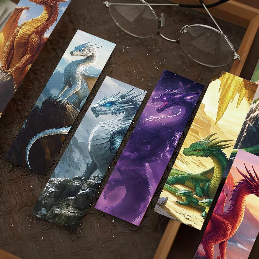 30PCS Dragon Wing Bookmark Reading Pages Marking Gifts Students Girls Creative Cartoon Phone Gifts Decorations DIY Bookmarks