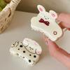Acrylic Plaid Dog Crab Clip Puppy Spotted Cat Hair Clip Sweet Cartoon Animal Hair Claw  Headdress