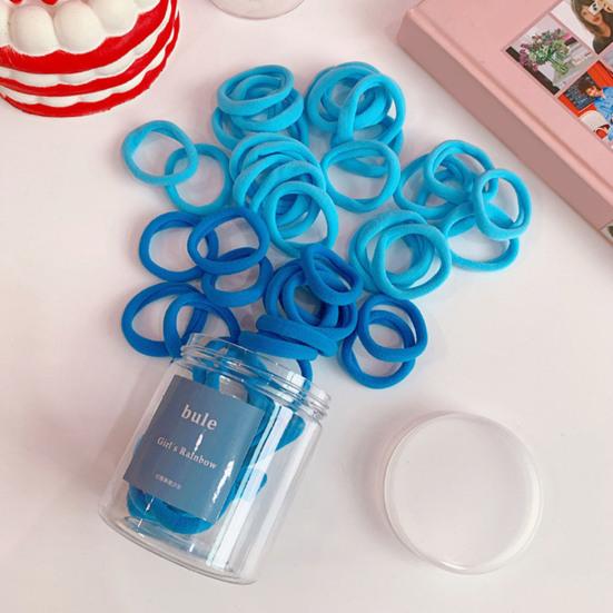 50Pcs Women Hair Ties Vibrant Color High Elasticity Hair Bands No Damage Strong Hold Ponytail Holder Versatile Hair Accessories