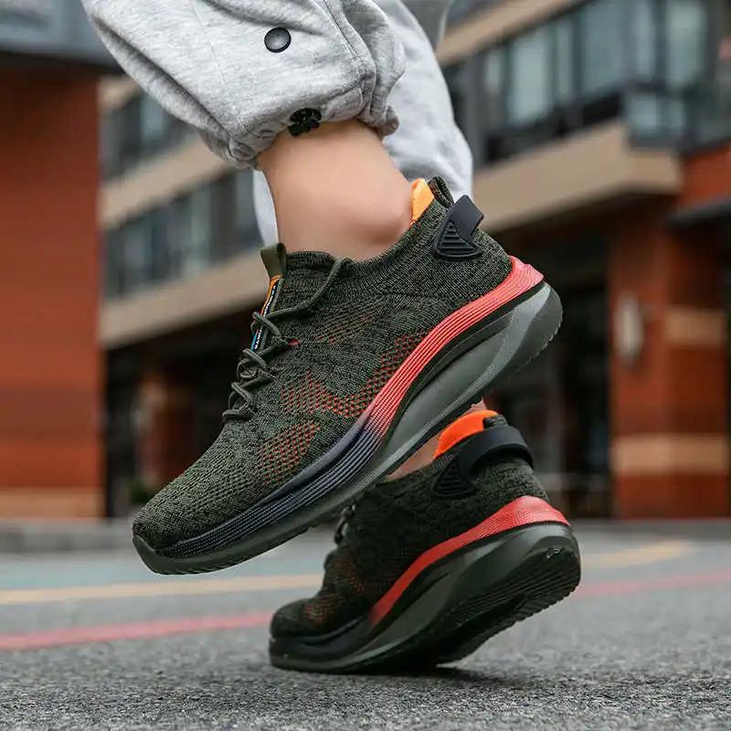 Fashion Hip Hop Without Heel Men Walking Shoes Boots Men's Ankle Sneakers Men Sports Basquet Resell Advanced Lowest Price Sapateni