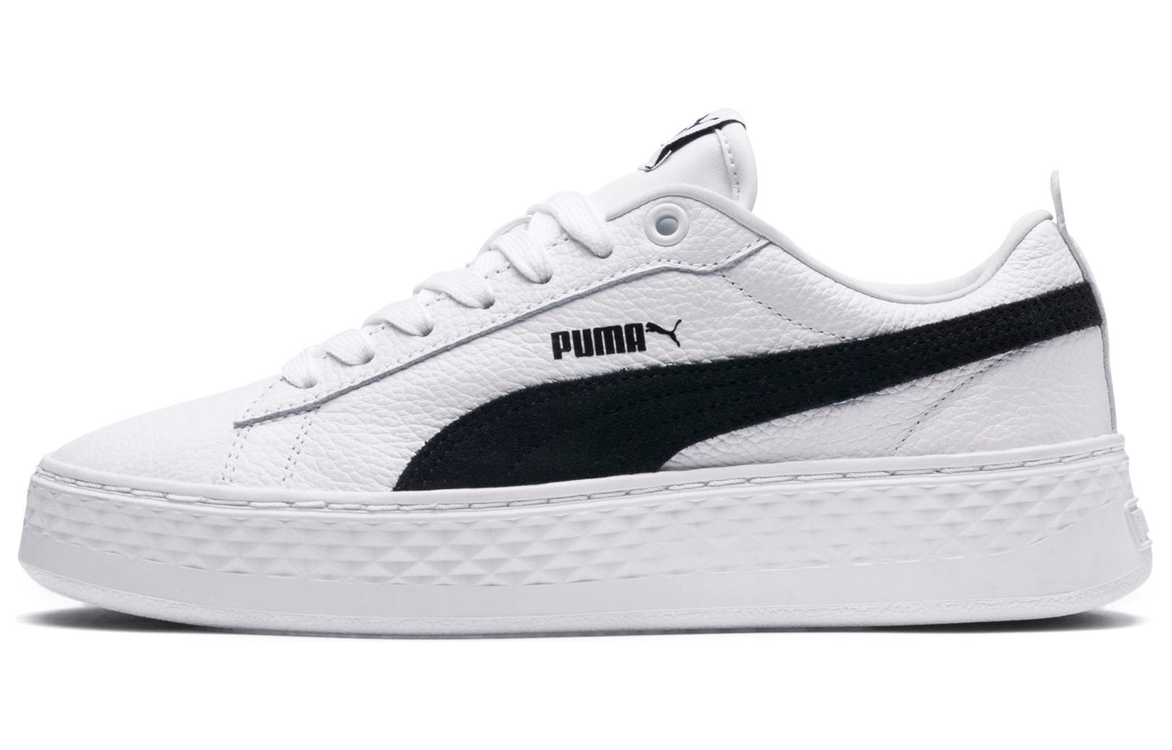 Puma Wmns Smash Platform L White Black 36