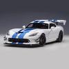 1/32 Dodge Viper ACR SRT Alloy Sports Car Model Diecasts Metal Track Racing Vehicles Car Model Sound Light Simulation Kids Gifts