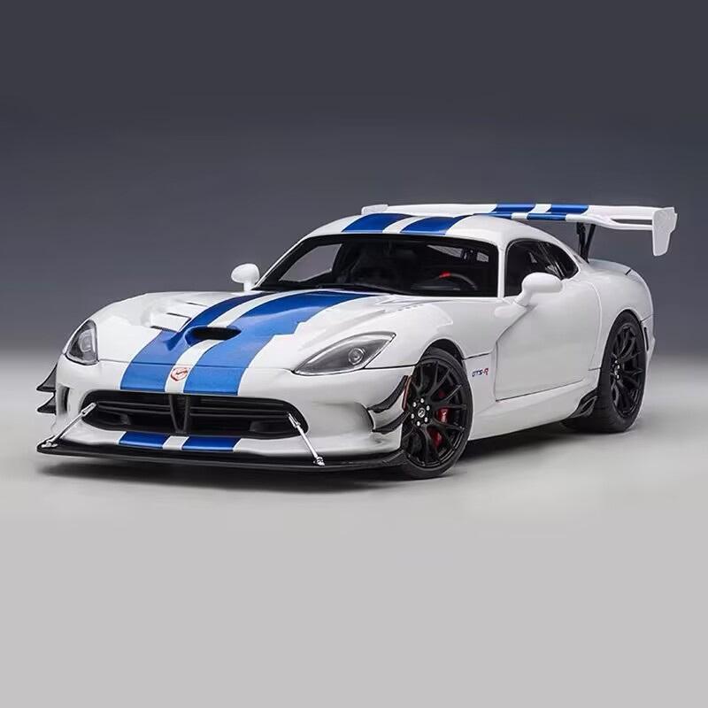 1/32 Dodge Viper ACR SRT Alloy Sports Car Model Diecasts Metal Track Racing Vehicles Car Model Sound Light Simulation Kids Gifts