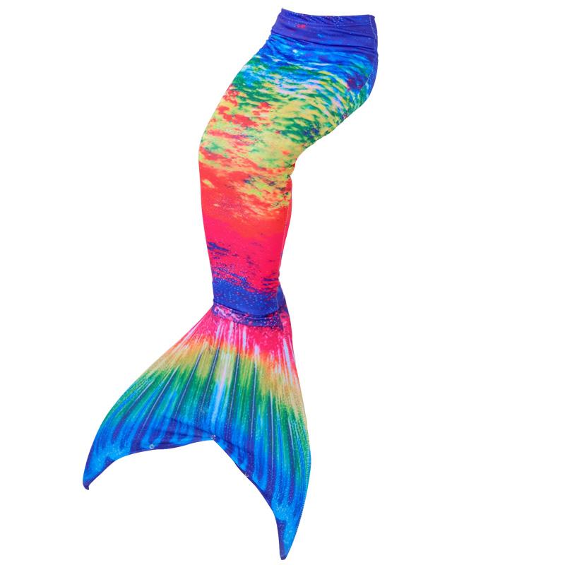 Costum Nou Coadă de Sirenă pentru Înot Cosplay Costum Sirena Petrecere Cadou Costum de Baie Fantasy Plajă Înot Halloween Fără Înotătoare 140(130-140CM) blue