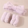 Trendy Moisture-Proof Wristbands: Absorbent Sweat-Wiping Arm Sleeves for Face Washing and Sports
