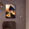 Egyptian Pyramid Temple Sphinx Prints Poster Canvas HD Painting Modern Wall Art Pictures For Living Room Bedroom Home Decoration