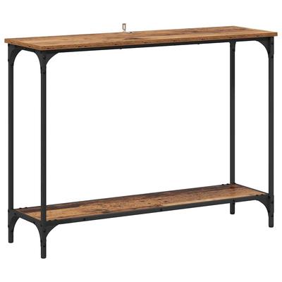 Console Table Reclaimed Wood Look 101 X 30.5 X 75 Cm Particleboard