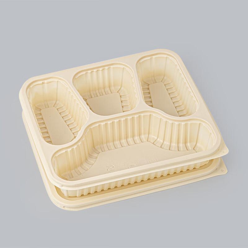 Sai Zhuo 4-Fächer Maisstärke Einweg-Bento-Boxen