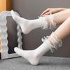 1 Pair Lace Ruffle Style Socks Cute Socks Girls Breathable Cotton Cute Lolitas Socks Sexy Womens Summer Short Thin Socks