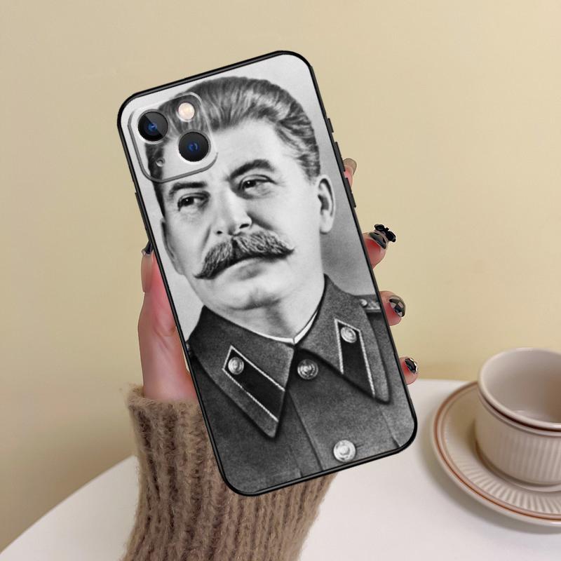 Russian Stalin Ussr Phone Case For iPhone 14 13 12 11 15 16 Pro Max 7 8 Plus X XR XS Max 12 13 Mini Cover Case