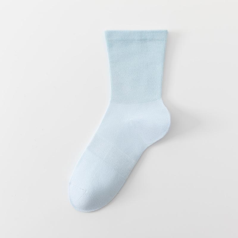 Women's Summer Thin Mesh Breathable Loose Mouth 10A Class Antibacterial Deodorizing Moon Son Long Socks