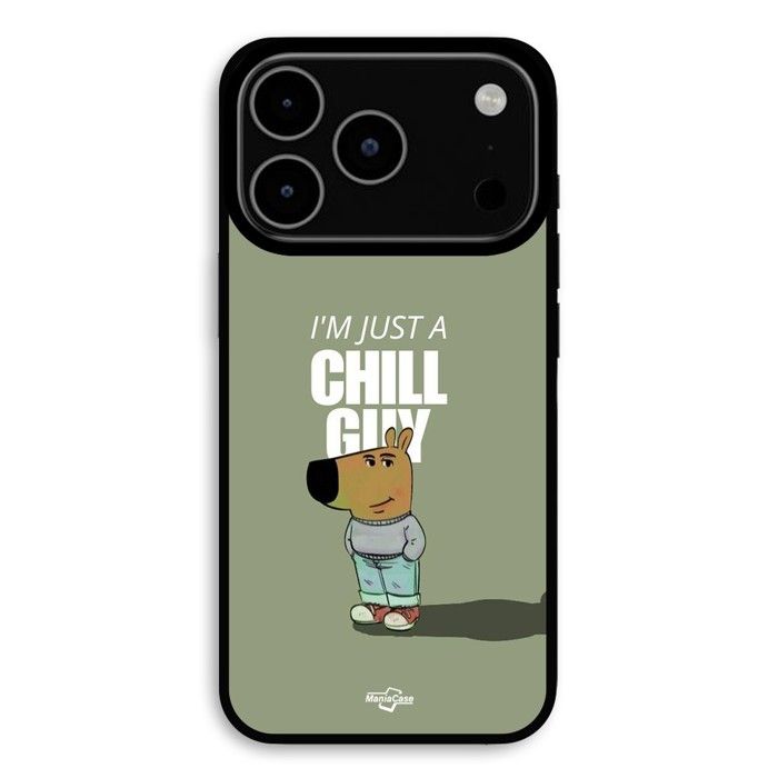 Hülle Für iPhone 18 Pro Max Chill guy Maniacase schwarz