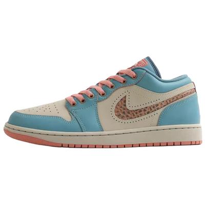 Jordan Air Jordan 1 Low Vintage Buty Koszykarskie Unisex Beżowy Niebieski Różowy IM8120-464
