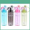 Kreative Cartoon-Sprühflasche für Outdoor-Sport, Tragbar mit Deckel, Kunststoffbecher für Sommer-Hydration und Kühlung, 600 ml Fassungsvermögen