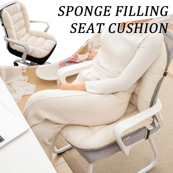 Yousheng Chair Seat Cushion with Backrest Soft Thick Washable Cover Home Office Back Support Lounger Recliner Patio High Back Rocking Chair Pad