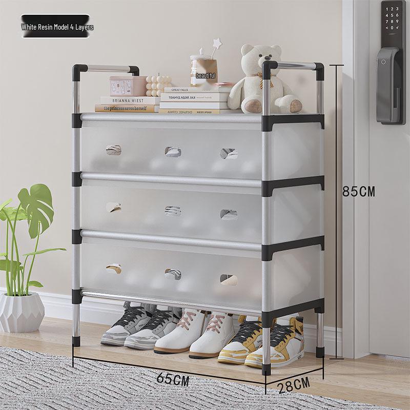 Shoe Cabinet 1.0: Classic Multi-Layer Dustproof Entryway Rack for Household