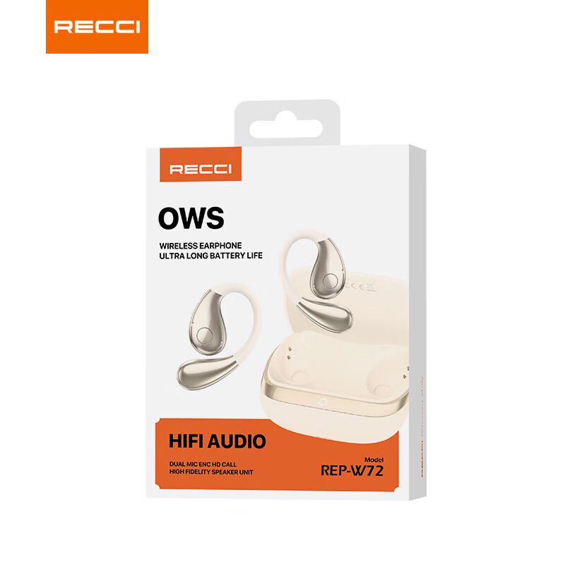 Recci REP-W72 Open-Ear Clip Bluetooth Headphones