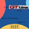 3D Car Styling GT LINE for Car Fender Side Trunk Nameplate Decal Emblem Badge Sticker