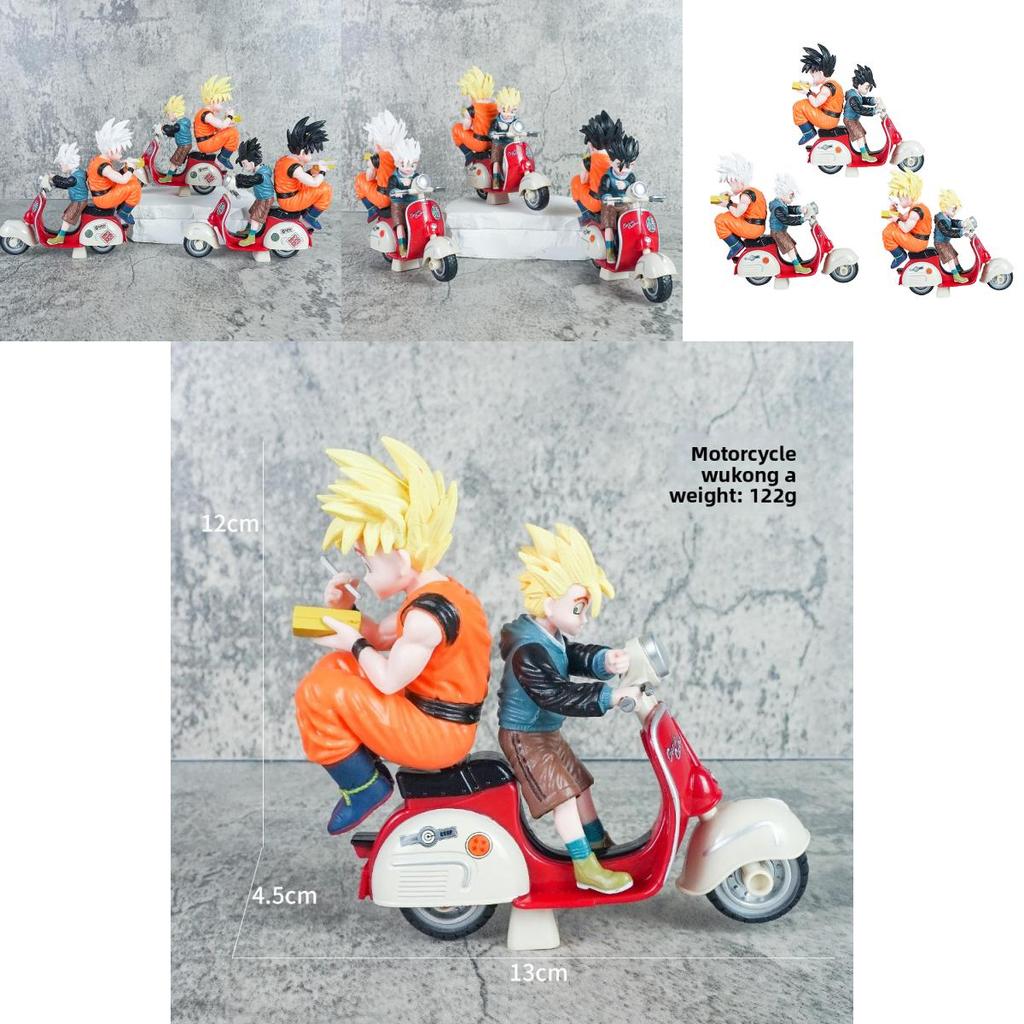 Dragon Ball Son Goku And Gohan Pvc Model Set With Collectible Design For Anime Enthusiasts