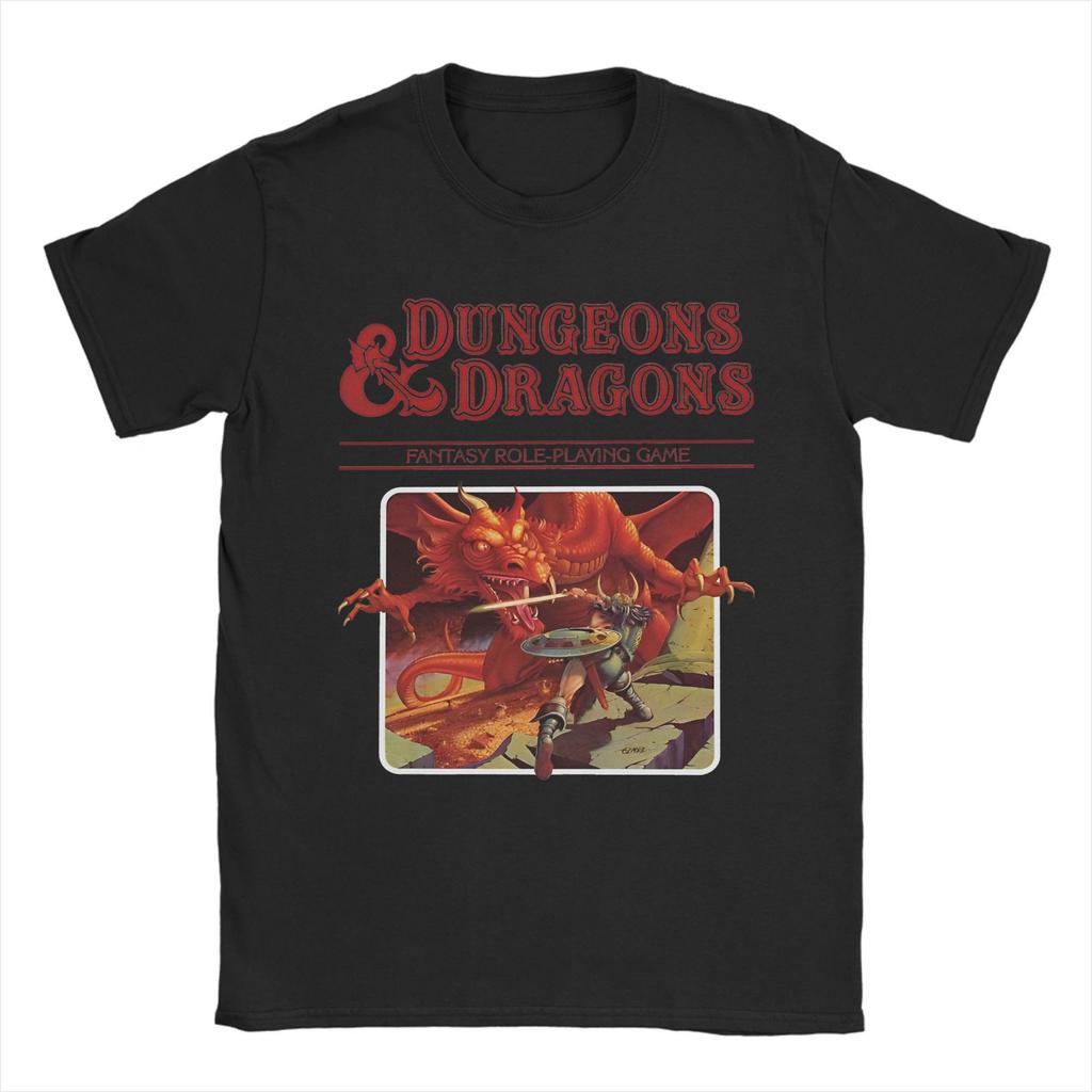 dungeoned and dragon BLUE  Tee Shirt for Men Women New Arrival T Shirts  Cotton Clothing
