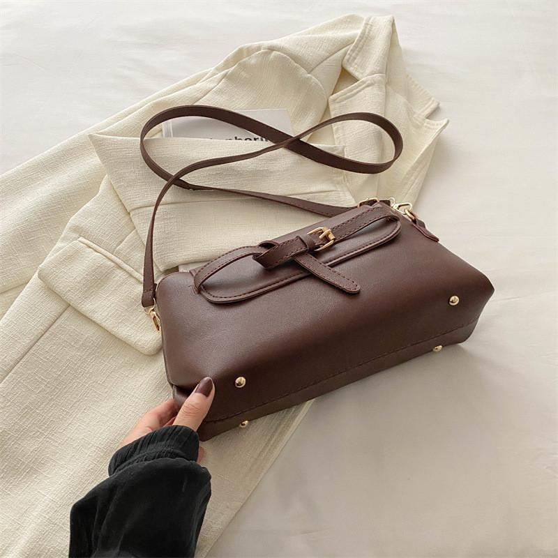 Trendy Retro Small Square Bag For Women Stylish Chic Single Shoulder Crossbody Bag