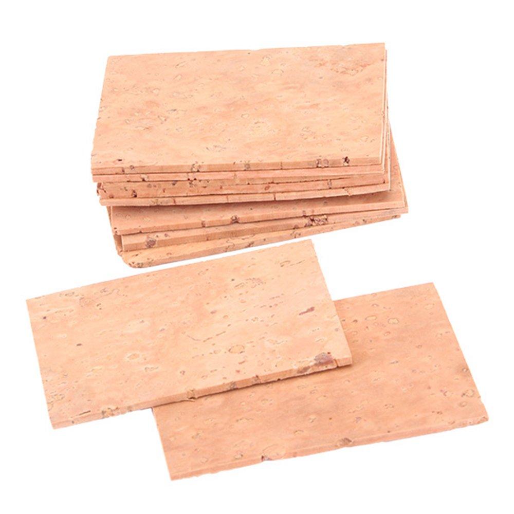 

Yibuy 10pcs 2mm Natural Cork Soprano Tenor Saxophone Neck Cork Sheet