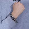 Buddhist Jewelry Gifts Pixiu Copper Coin Men Bracelets Silver Bangles Men Bangles Men Hand Chain